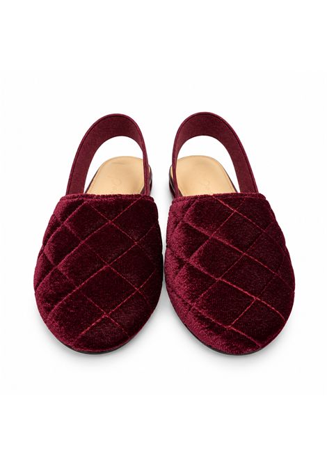 Sabot in velluto ELI 1957 | 40040PIEL VELVET CHANEL WINE